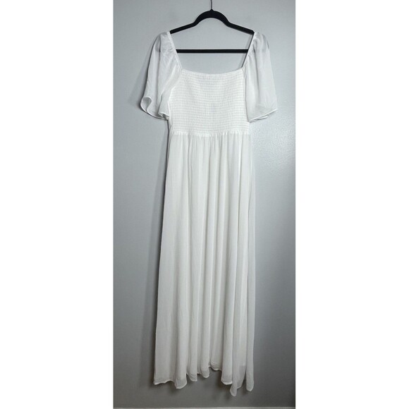 BALTIC BORN Sierra Sweetheart Maxi Dress Medium White NEW Wedding Bride Formal - Picture 11 of 13